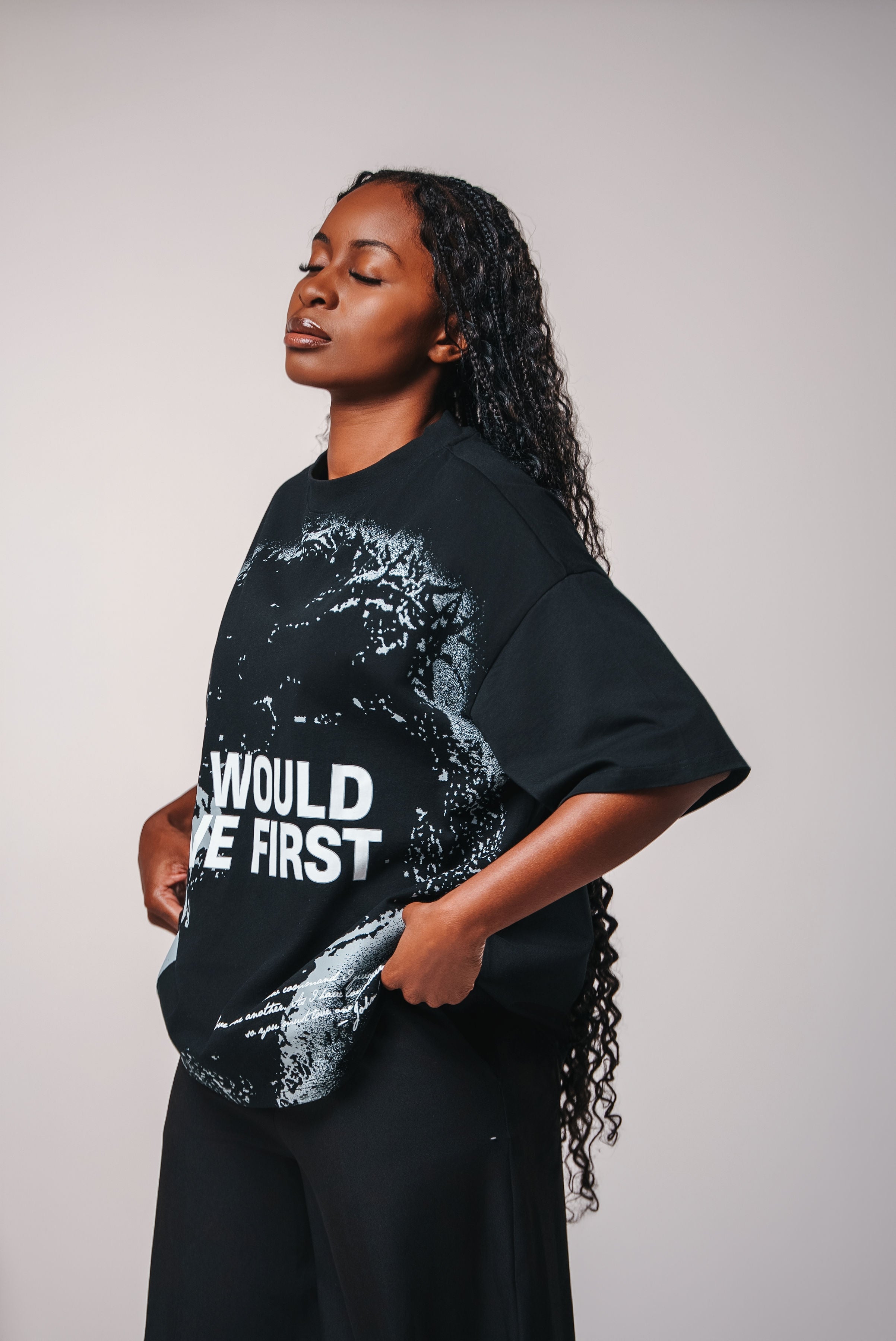 WWJD T-Shirt — “He Would Love First” (255 GSM Heavyweight Cotton)